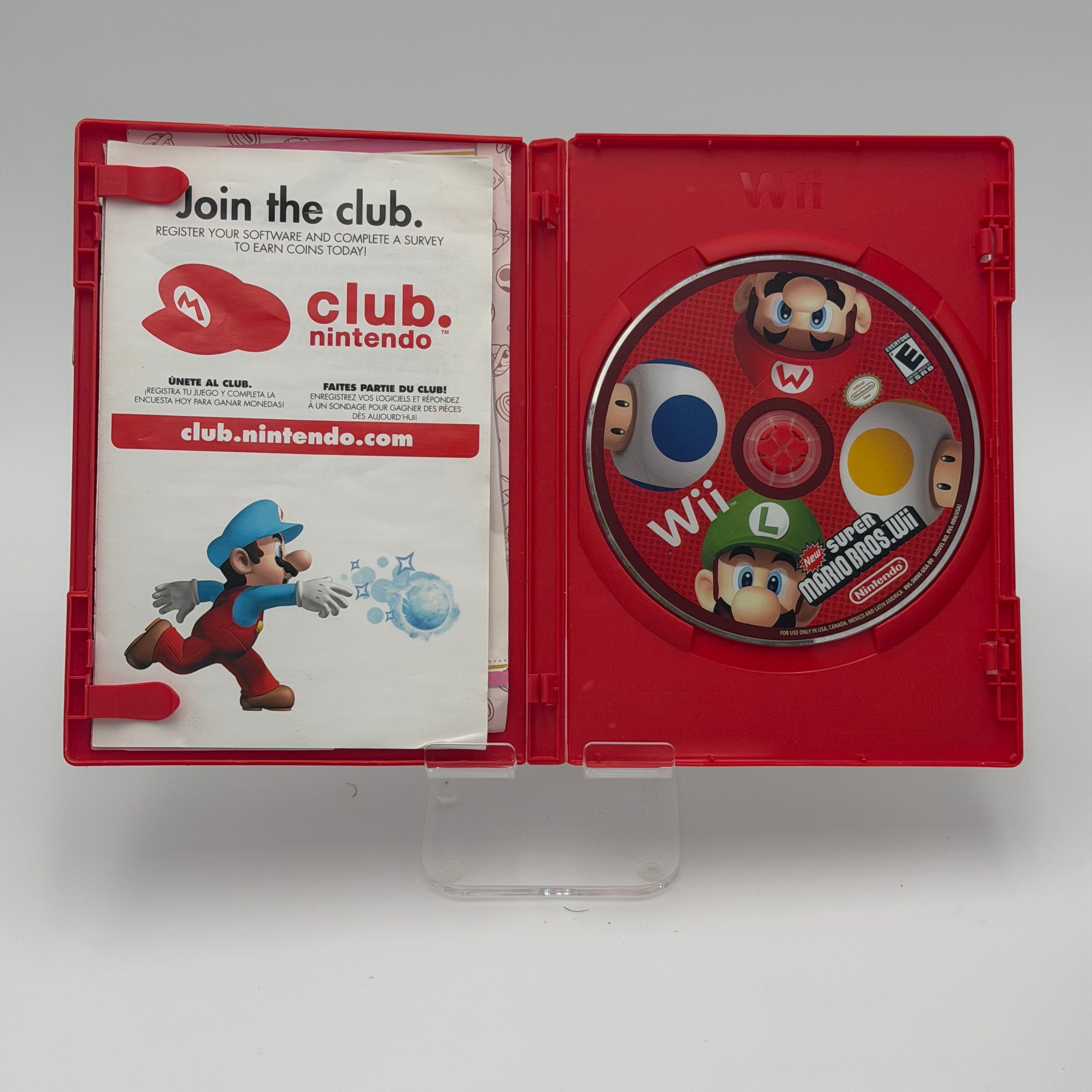 New Super Mario Bros. Wii CIB (Nintendo Wii, 2009) - Complete