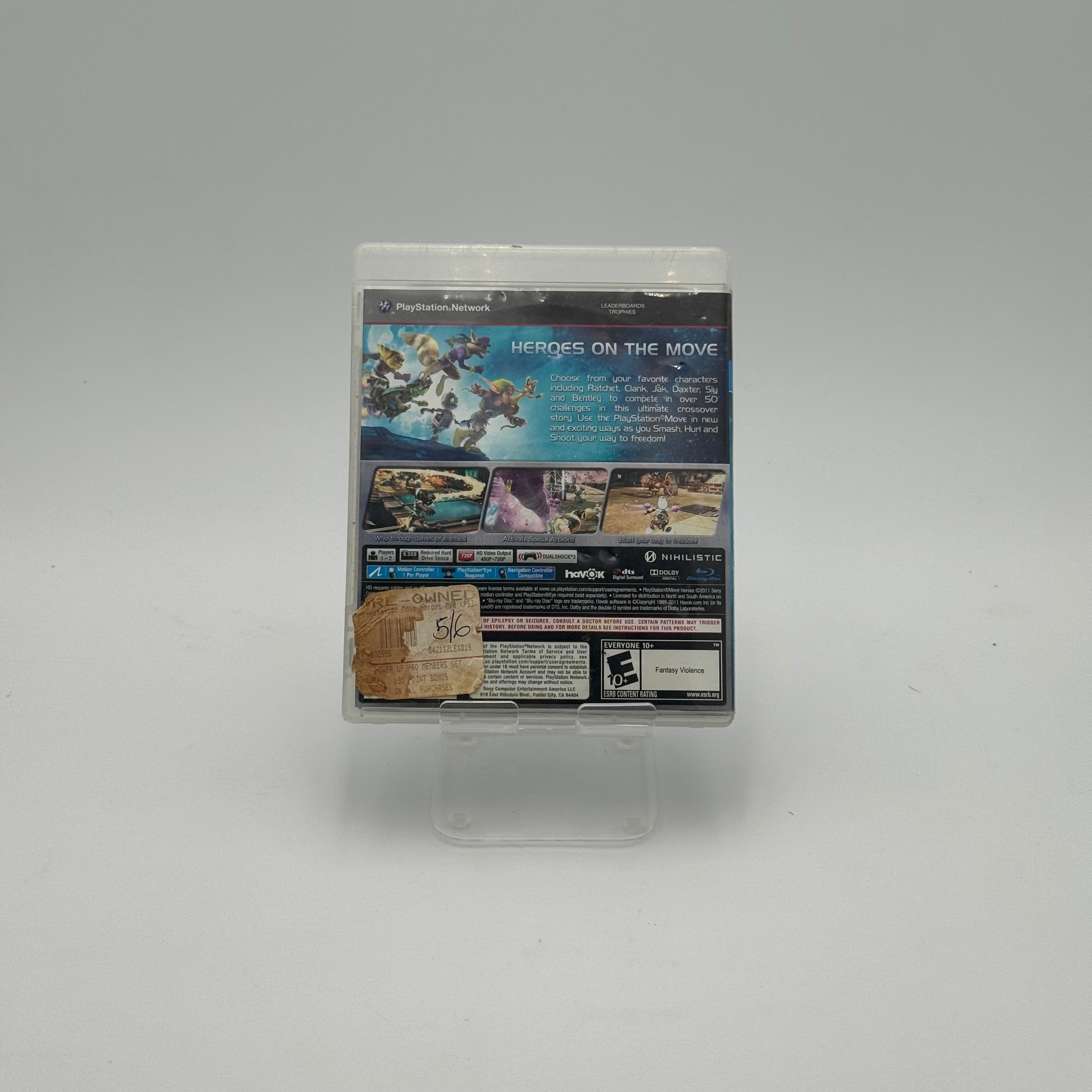 PlayStation Move HEROS PlayStation 3 PS3 - Used B Game