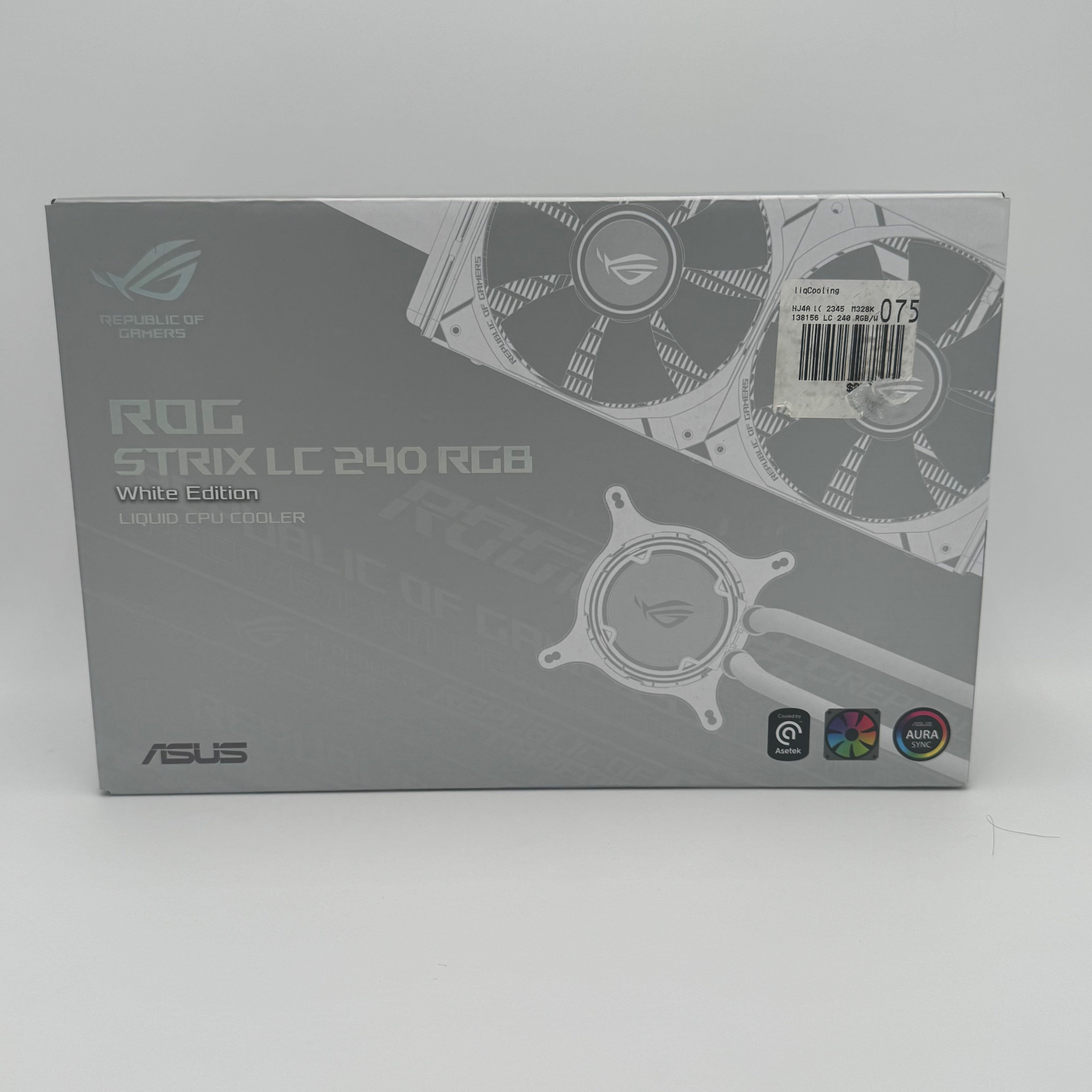 ASUS ROG STRIX LC 240 RGB White Edition Liquid CPU Cooler **READ**