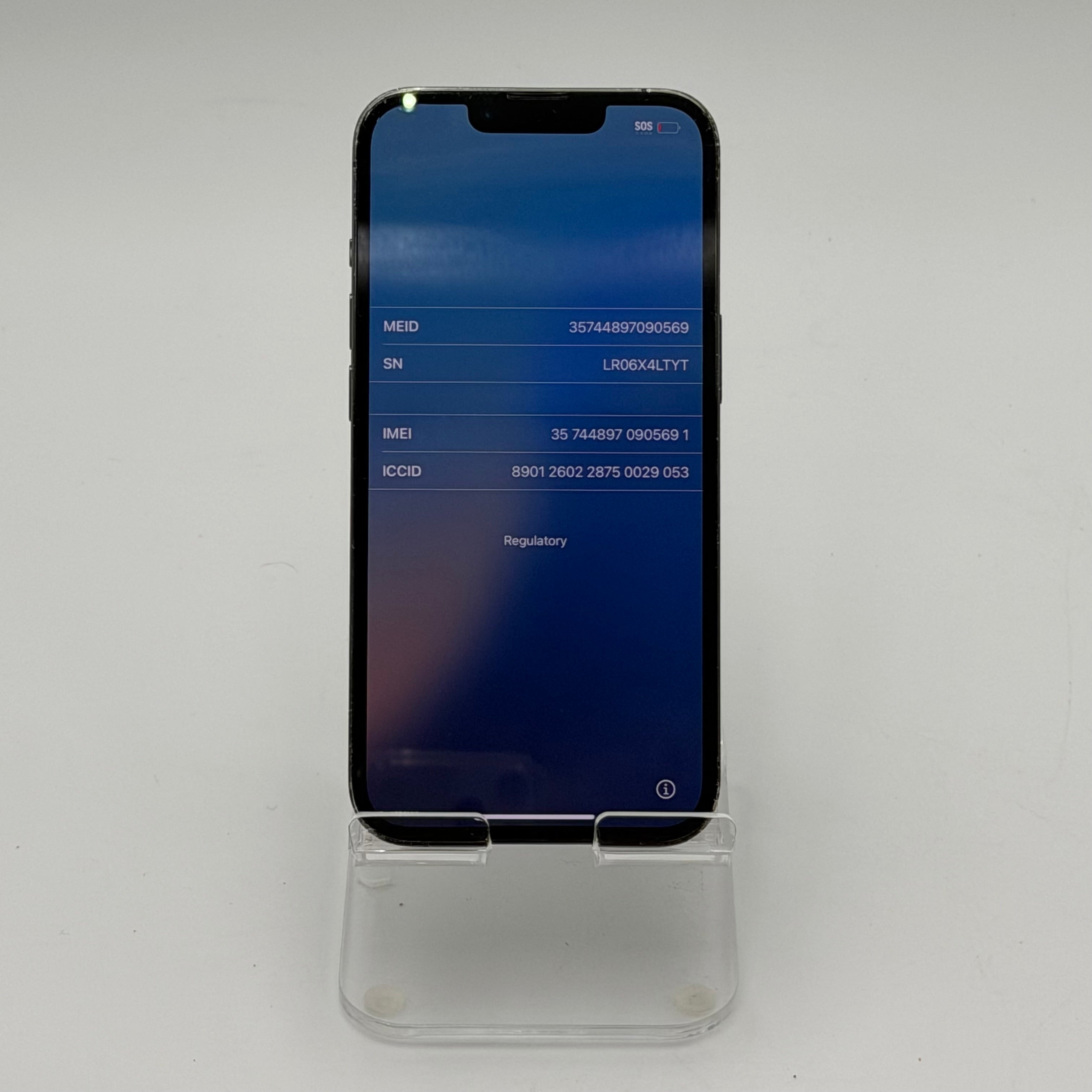 Broken Unlocked Apple iPhone 13 Pro - 128GB - Green - Cracked Rear Camera - Back