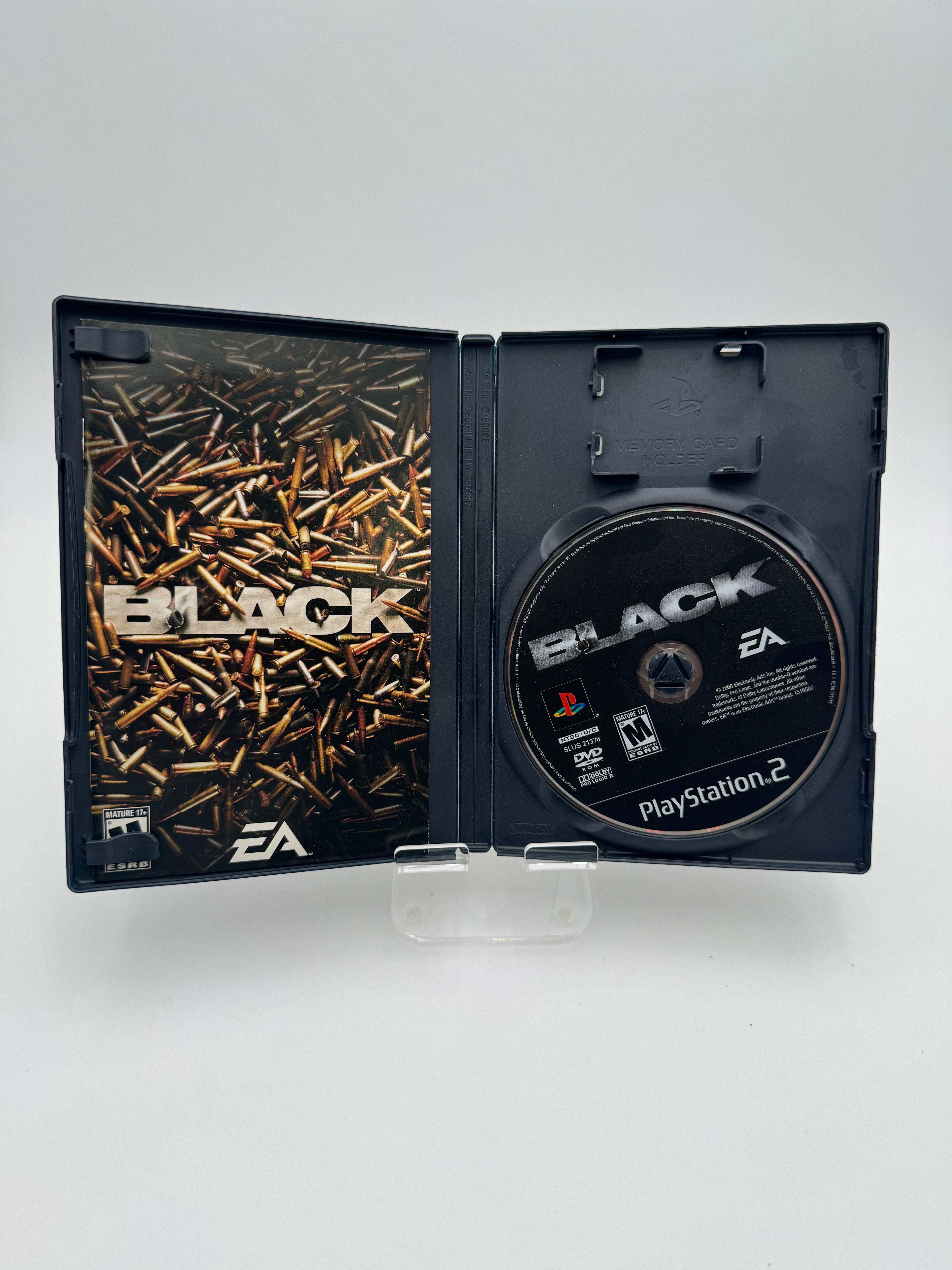 PlayStation 2 Black Video Game Used With Box