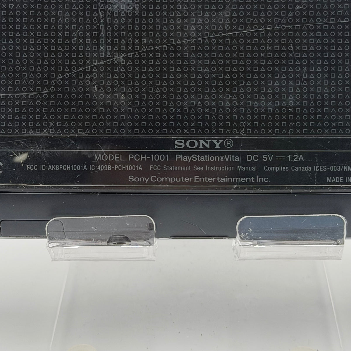 Sony PlayStation Vita PCH-1001 Black Video Game System Used - A