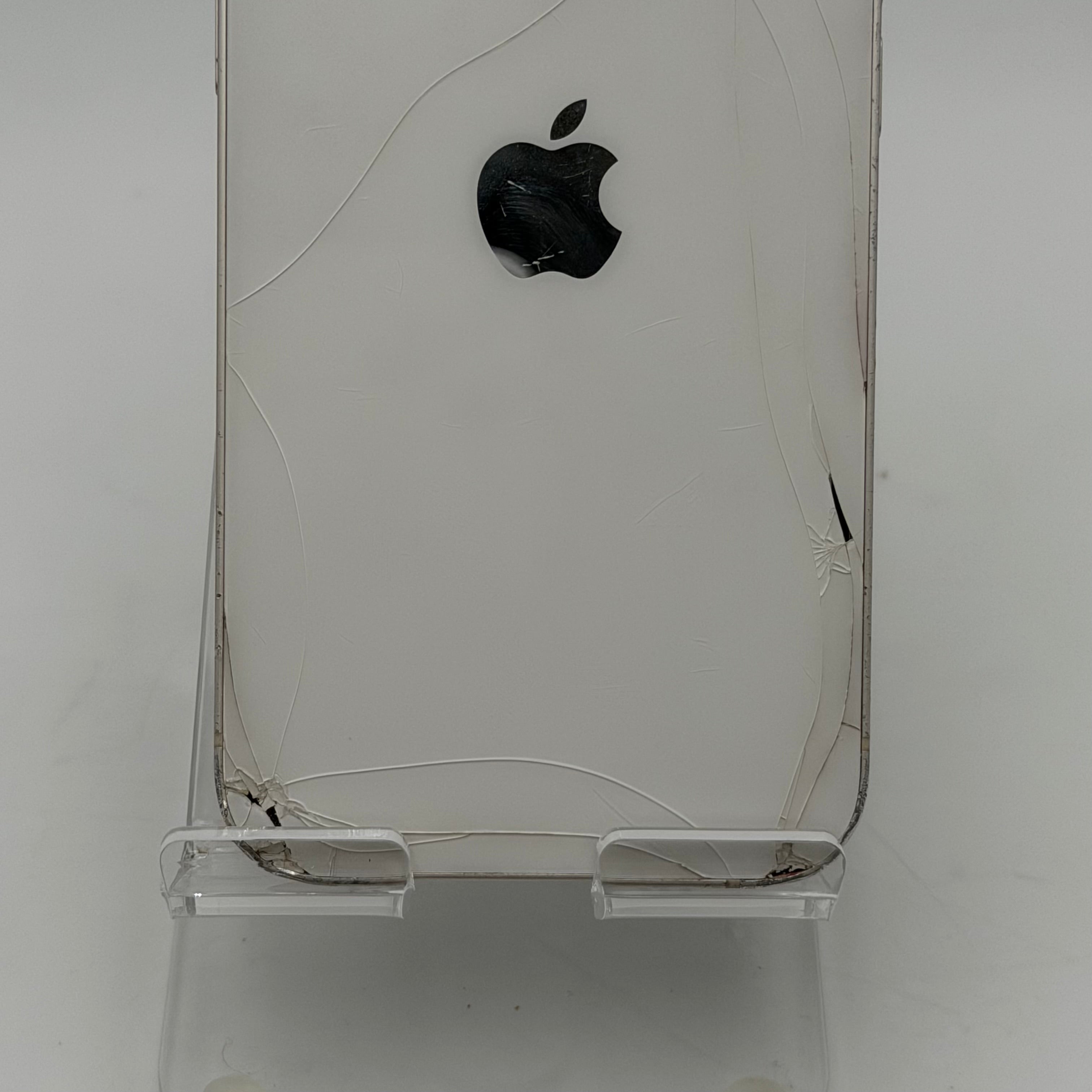 T mobile Broken Apple iPhone 14 128GB - White - Cracked Screen - Cracked Back - 85% BH