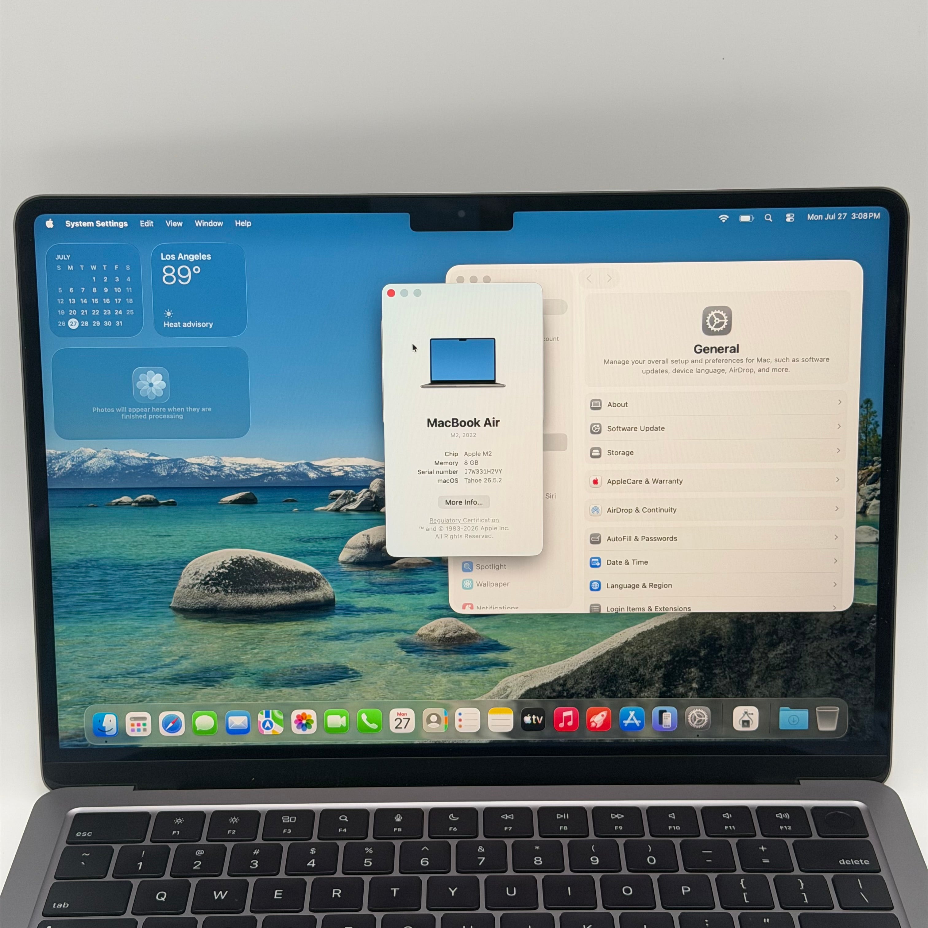 Apple MacBook Air M2 13” 8GB 256GB