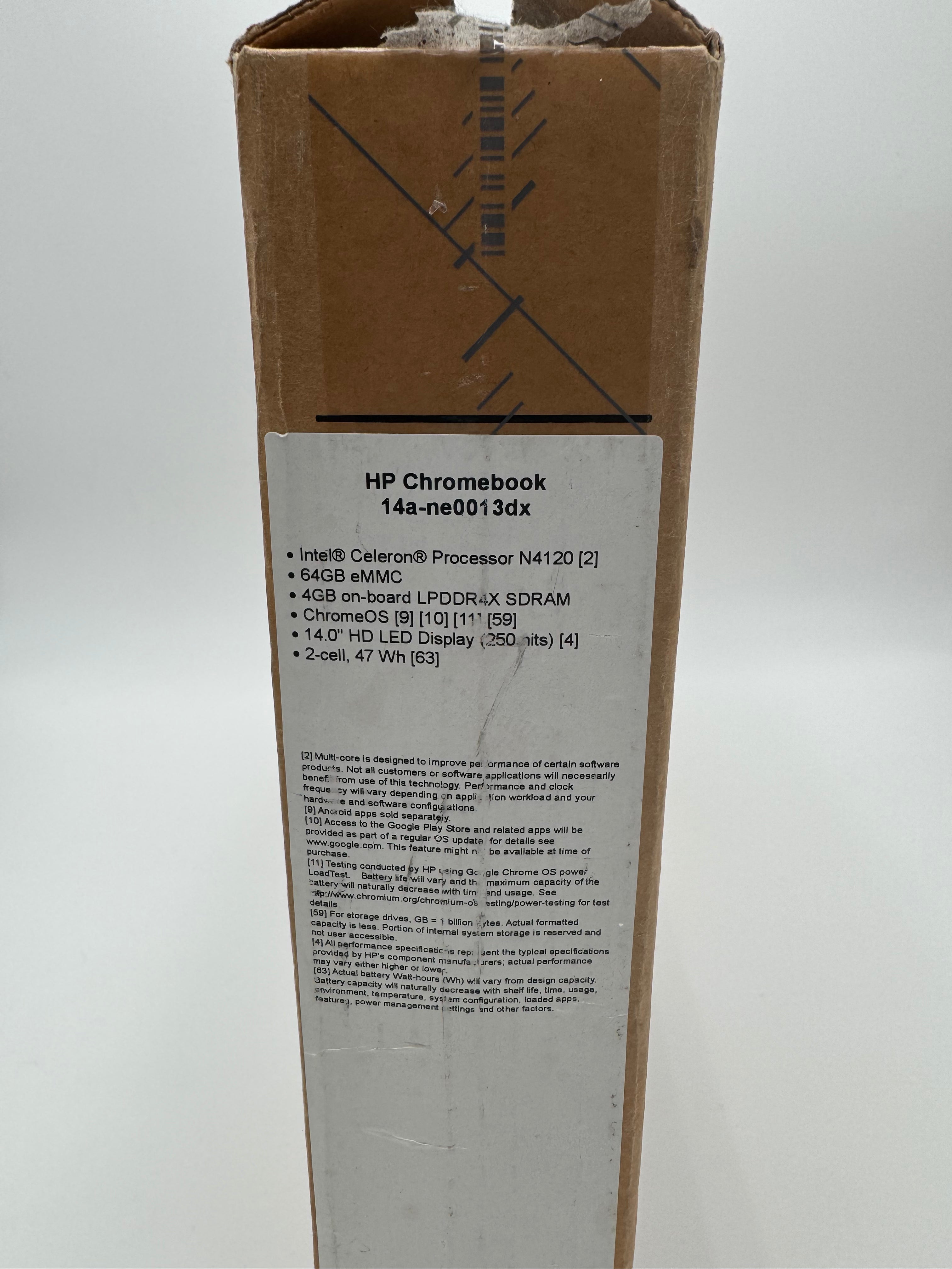HP 14a-ne0013dx Chromebook 14" Intel Celeron N4120 4GB RAM 64GB Silver Laptop